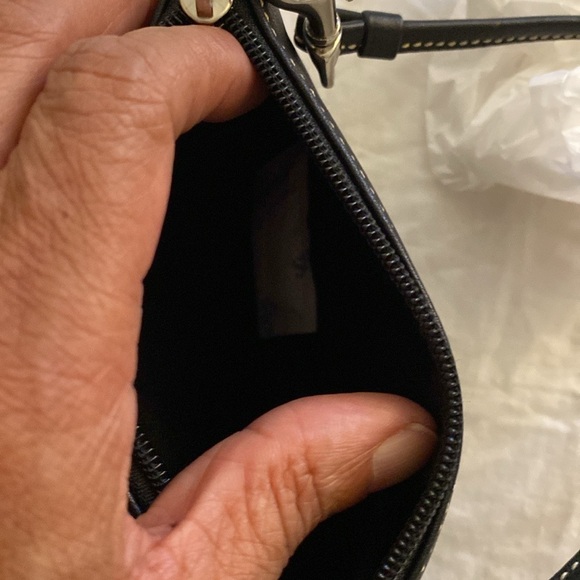 Coach Black Leather Wristlet - Picture 4 of 4